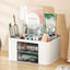 Creative Transparent Drawer Storage Box Desktop Cosmetics Organizer Student Pen Holder School Office Stationery Supplies - Slobuy