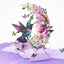 Crescent Pop Up Card Hummingbird Birthday Card Pop Up Cards for Mother's Day Halloween Christmas - Slobuy
