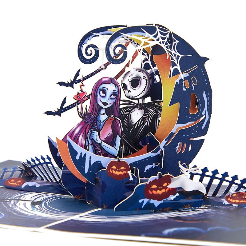 Crescent Pop Up Card Hummingbird Birthday Card Pop Up Cards for Mother's Day Halloween Christmas - Slobuy