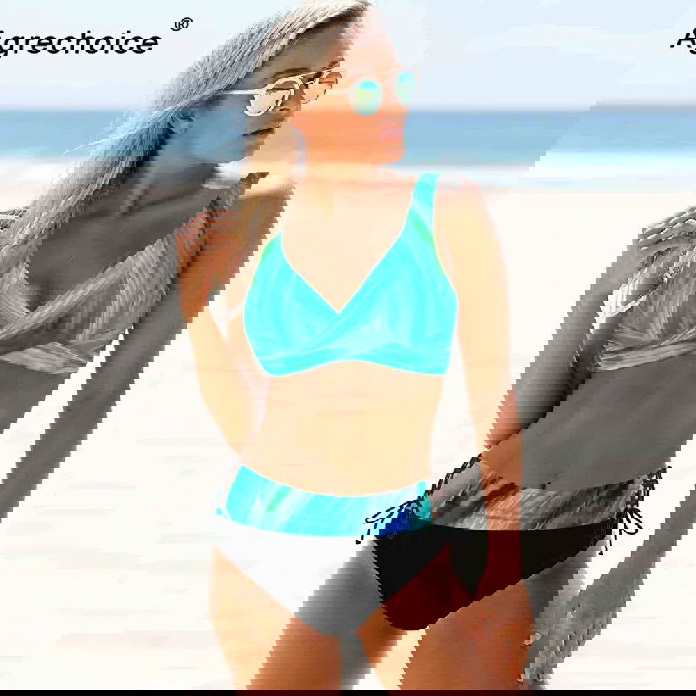 Cross Bikini Women 2023 Sexy Swimwear Push Up Swimsuit High Waist Bikini Set Brazilian Bathing Suit Beachwear Swimming Suit XXXL - Slobuy