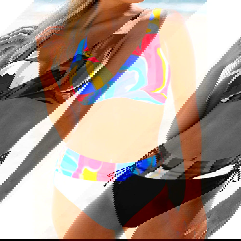 Cross Bikini Women 2023 Sexy Swimwear Push Up Swimsuit High Waist Bikini Set Brazilian Bathing Suit Beachwear Swimming Suit XXXL - Slobuy