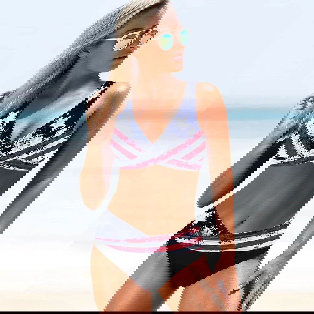 Cross Bikini Women 2023 Sexy Swimwear Push Up Swimsuit High Waist Bikini Set Brazilian Bathing Suit Beachwear Swimming Suit XXXL - Slobuy