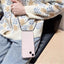 Crossbody Necklace Cord Lanyard Transparent Hard Phone Case For iPhone 15 14 13 12 11 Pro Max XS XR X 8 7 Plus Clear Soft Cover - Slobuy