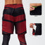Crossfit Men Fitness Running Shorts Men Sport Basketball Short Pants Elastic Workout Training Gym Shorts With Pockets - Slobuy