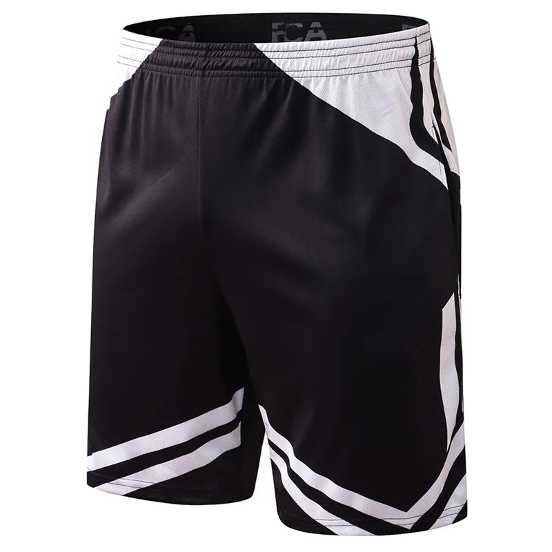 Crossfit Men Fitness Running Shorts Men Sport Basketball Short Pants Elastic Workout Training Gym Shorts With Pockets - Slobuy