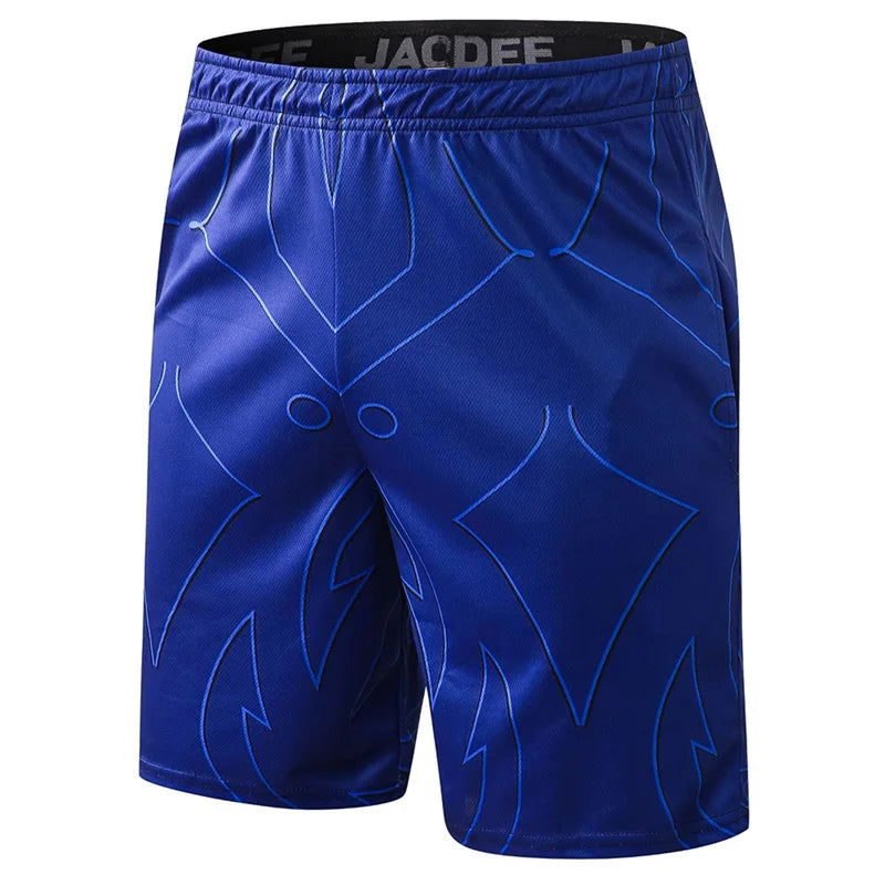 Crossfit Men Fitness Running Shorts Men Sport Basketball Short Pants Elastic Workout Training Gym Shorts With Pockets - Slobuy