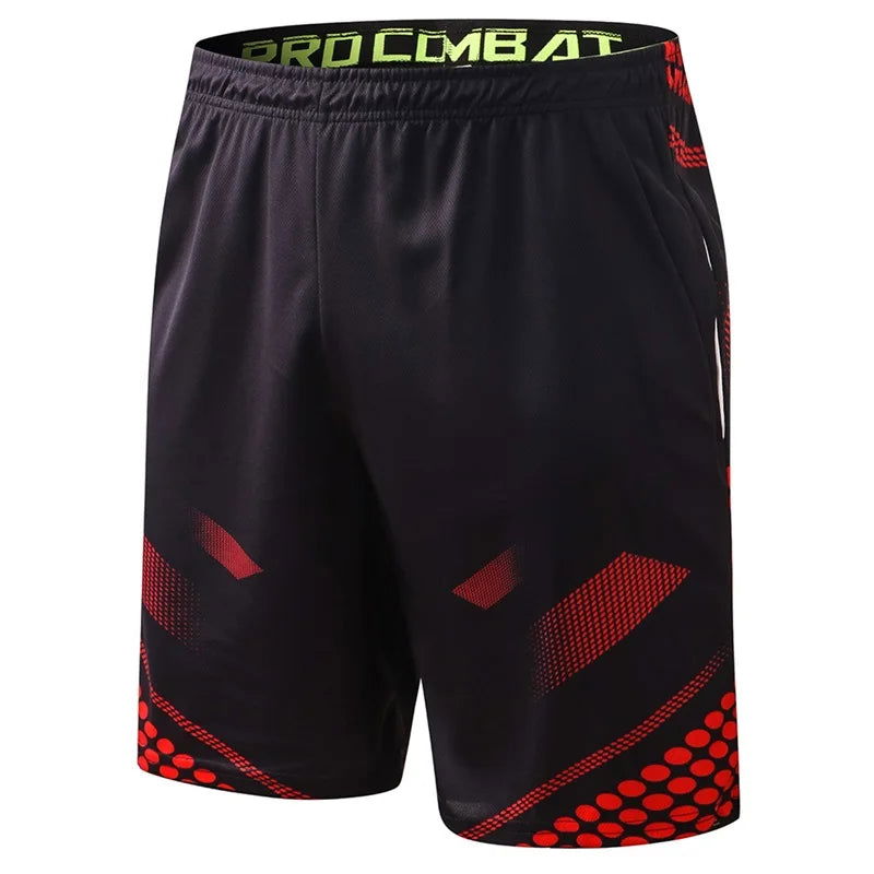 Crossfit Men Fitness Running Shorts Men Sport Basketball Short Pants Elastic Workout Training Gym Shorts With Pockets - Slobuy