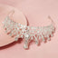 Crystal Wedding Tiara for Women Royal Queen Crown Rhinestone Princess Tiara Hair Accessories Quinceanera Headpieces - Slobuy