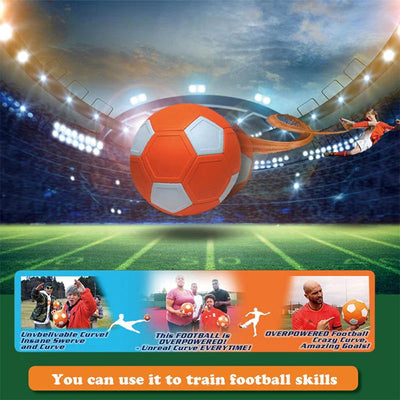 Curve Swerve Soccer Ball Magic Football Toy Great Gift For Children Perfect For Outdoor Match Football Training Or Game - Slobuy