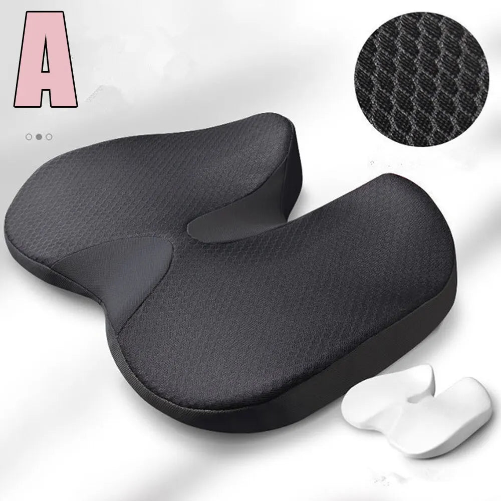Cushion Non Slip Orthopedic Memory Foam Prostate Cushion for Tailbone Sciaticaback Pain Relief Comfort Chair Car Seat - Slobuy