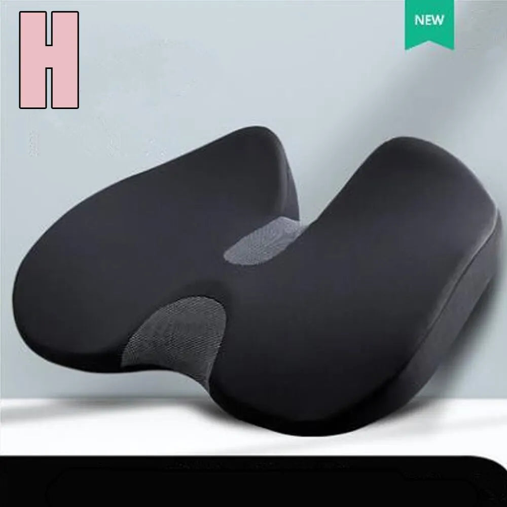 Cushion Non Slip Orthopedic Memory Foam Prostate Cushion for Tailbone Sciaticaback Pain Relief Comfort Chair Car Seat - Slobuy