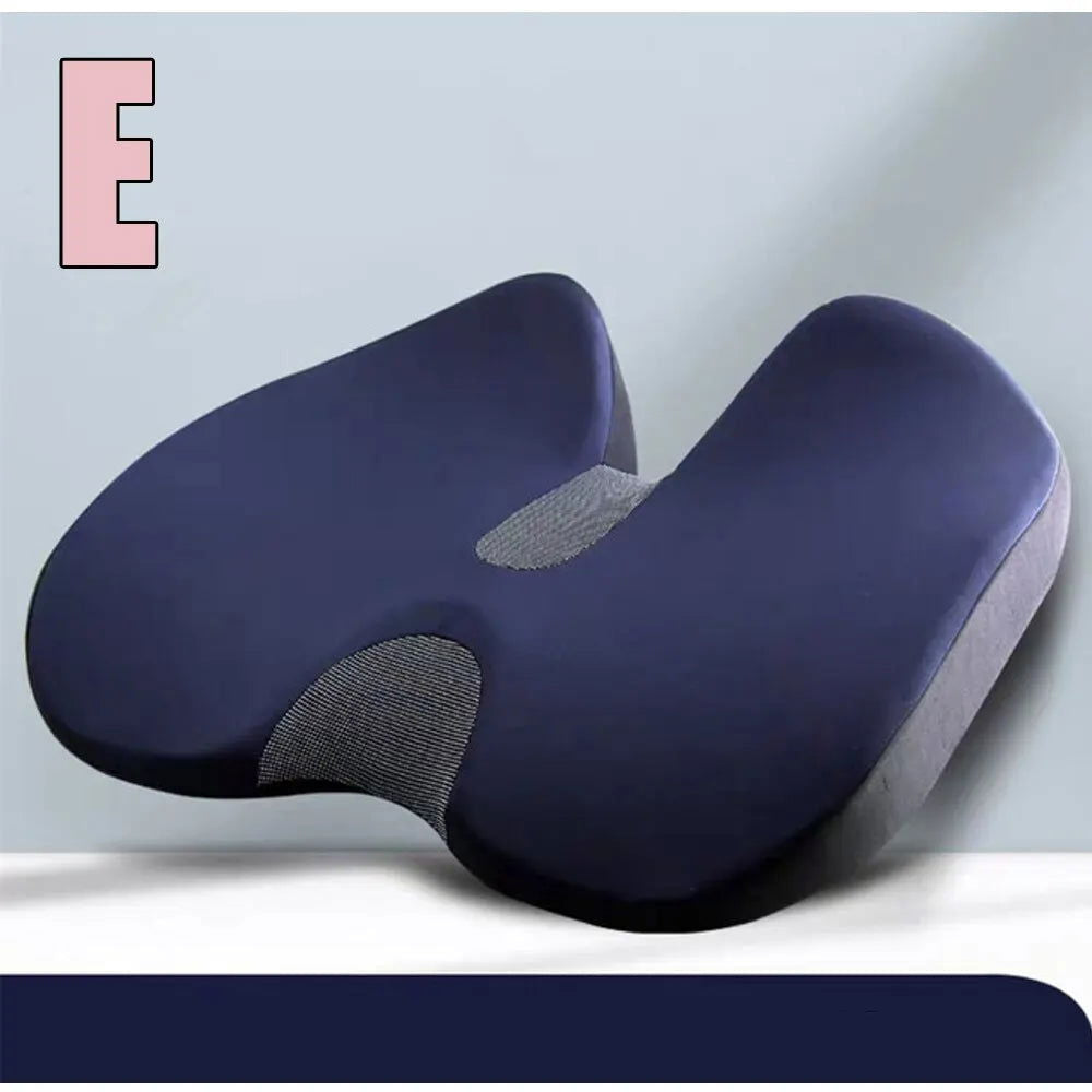 Cushion Non Slip Orthopedic Memory Foam Prostate Cushion for Tailbone Sciaticaback Pain Relief Comfort Chair Car Seat - Slobuy