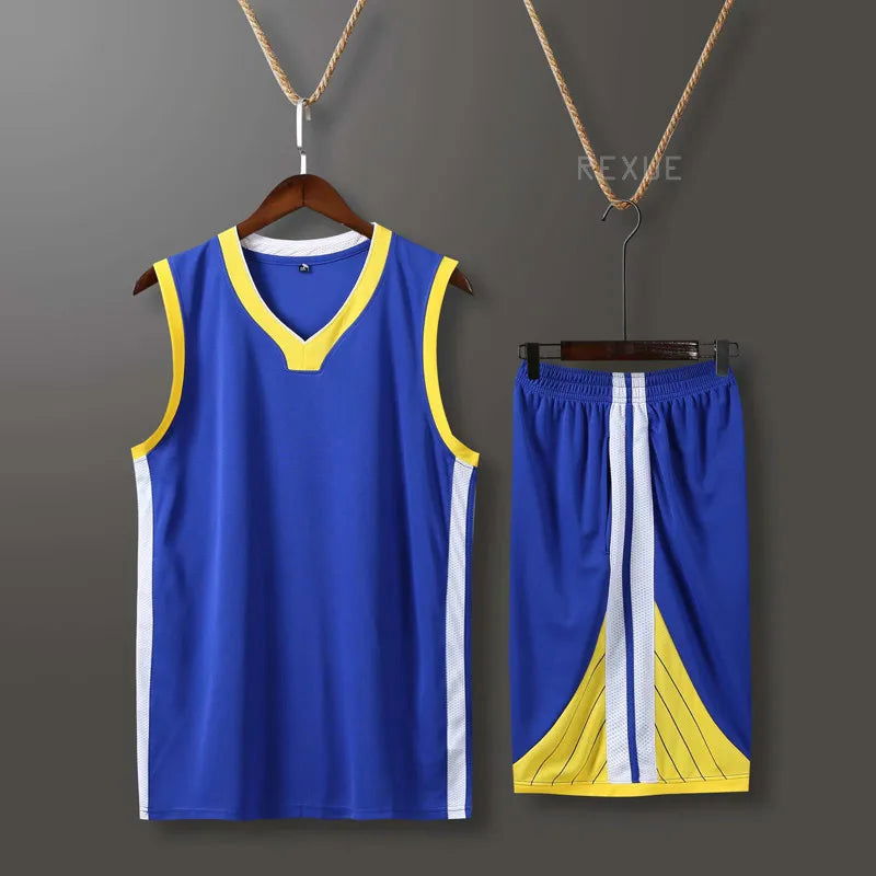 Custom Basketball Jersey Set for Men Kids Club College Team Professional Basketball Training Uniforms Suit Quick Dry Sportswear - Slobuy
