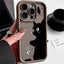 Cute Cartoon Cat Soft Phone Case For iPhone 15 Pro Max Cases iPhone 14 13 12 11 Pro Max XS Max XR X 7 8 Plus SE Shockproof Cover - Slobuy
