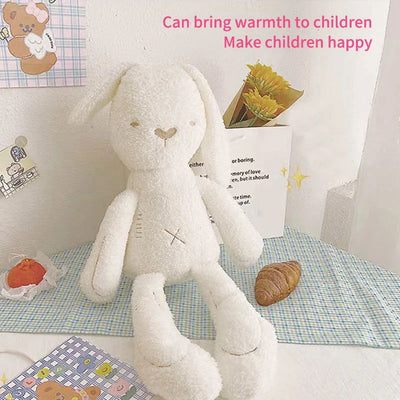 Cute Cartoon Plush Cloth Rabbit Doll Kids Toys Birthday Gift Baby Stroller Sleeping Partners Crib Tent Decor Ornaments - Slobuy