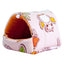 Cute Cartoon Rabbit Squirrel Mini Cage Guinea Pig Nest Small Animal Mice Rat Pet Sleeping Bed Hamster House Winter Warm Soft Mat - Slobuy