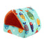 Cute Cartoon Rabbit Squirrel Mini Cage Guinea Pig Nest Small Animal Mice Rat Pet Sleeping Bed Hamster House Winter Warm Soft Mat - Slobuy