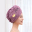 Cute Cat Hair Cap Microfiber Hair Towel Long Hair Quick Dry Hat Bath Towel Strong Water Absorbent Women Wrap Wiping Hair Towel - Slobuy