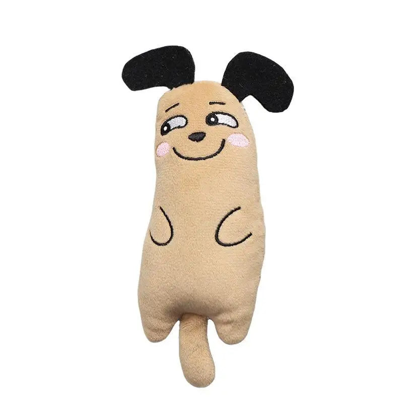 Cute Cat Toys Funny Interactive Plush Cat Toy Mini Teeth Grinding Catnip Toys Kitten Chewing Squeaky Toy Pets Accessories - Slobuy