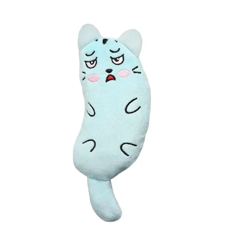Cute Cat Toys Funny Interactive Plush Cat Toy Mini Teeth Grinding Catnip Toys Kitten Chewing Squeaky Toy Pets Accessories - Slobuy