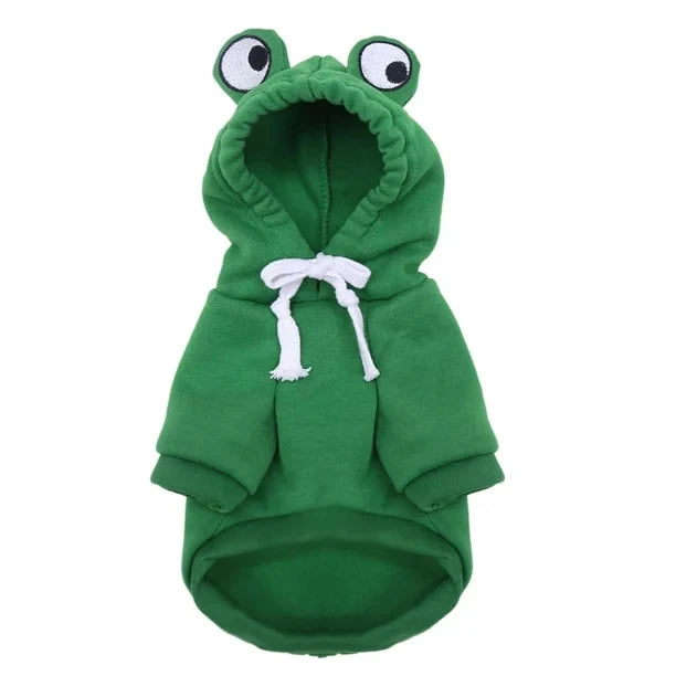 Cute Dog Hoodie Frog Shape Dog Coats Pet Halloween Cosplay Costume Pet Clothes Dogs Hooded Sweatshirt for Puppies Cat - Slobuy