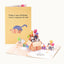 Cute Dog Pop Up Greeting Cards Pretty Animals Birthday Card With Envelope DIY Birthday Gifts Birthday Anniversary Greeting Card - Slobuy