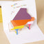 Cute Folding 3d Birthday Cake Cards Birthday Pop-Up Cards Handwriting Invitation Happy Birthday Party Accessories Party Gifts - Slobuy