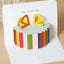 Cute Folding 3d Birthday Cake Cards Birthday Pop-Up Cards Handwriting Invitation Happy Birthday Party Accessories Party Gifts - Slobuy