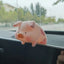 Cute Pig with Glasses Car Pendant Auto Rearview Mirror Pendants Swing Pig Coche Interior Decoraction Accessories Creative Gift - Slobuy