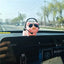 Cute Pig with Glasses Car Pendant Auto Rearview Mirror Pendants Swing Pig Coche Interior Decoraction Accessories Creative Gift - Slobuy