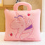 Cute Pillow Quilt Dual-use Pillow Folding Air Conditioning Blanket Car Interior Cushion Pillow 3-in-1 Office Nap Cushion Blanket - Slobuy
