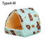 Cute Small Animal Sleeping Bed Hamster House Mini Pet Rabbit Squirrel Winter Warm Nest Comfortable Guinea Pig Nest - Slobuy