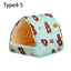 Cute Small Animal Sleeping Bed Hamster House Mini Pet Rabbit Squirrel Winter Warm Nest Comfortable Guinea Pig Nest - Slobuy