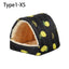 Cute Small Animal Sleeping Bed Hamster House Mini Pet Rabbit Squirrel Winter Warm Nest Comfortable Guinea Pig Nest - Slobuy