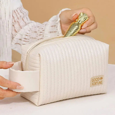 Cute Small Makeup Bag Portable Cosmetic Bag Travel Make Up Pouch Waterproof Toiletry Bags for Beauty Accessories Gift for Women - Slobuy