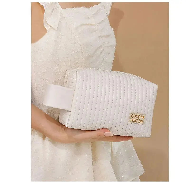 Cute Small Makeup Bag Portable Cosmetic Bag Travel Make Up Pouch Waterproof Toiletry Bags for Beauty Accessories Gift for Women - Slobuy