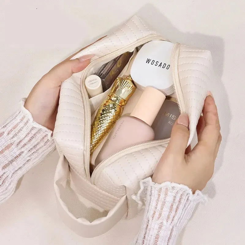 Cute Small Makeup Bag Portable Cosmetic Bag Travel Make Up Pouch Waterproof Toiletry Bags for Beauty Accessories Gift for Women - Slobuy
