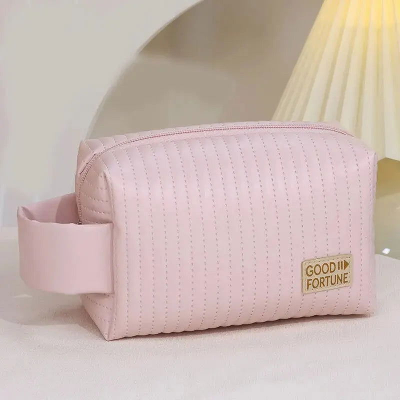 Cute Small Makeup Bag Portable Cosmetic Bag Travel Make Up Pouch Waterproof Toiletry Bags for Beauty Accessories Gift for Women - Slobuy