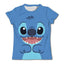 Cute Stitch printed girls T-shirt cartoon Disney children's short sleeved summer kids casual T shirts boy sports shirt quick dry - Slobuy
