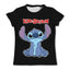Cute Stitch printed girls T-shirt cartoon Disney children's short sleeved summer kids casual T shirts boy sports shirt quick dry - Slobuy