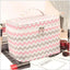 Cute Travel Portable Waterproof Large Capacity Makeup Storage Bag Geometric Pattern Polyester Material Unisex Urban Simple Style - Slobuy