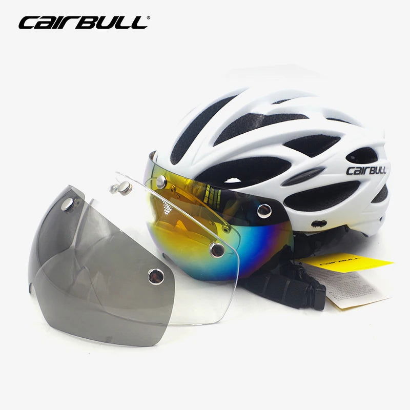 Cycling Helmet Light Road Mtb Mountain Bike Bicycle Led Helmet 54-62cm for Men Women Visored Bicycle Helmet Casco Accesorios - Slobuy