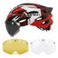Cycling Helmet Light Road Mtb Mountain Bike Bicycle Led Helmet 54-62cm for Men Women Visored Bicycle Helmet Casco Accesorios - Slobuy