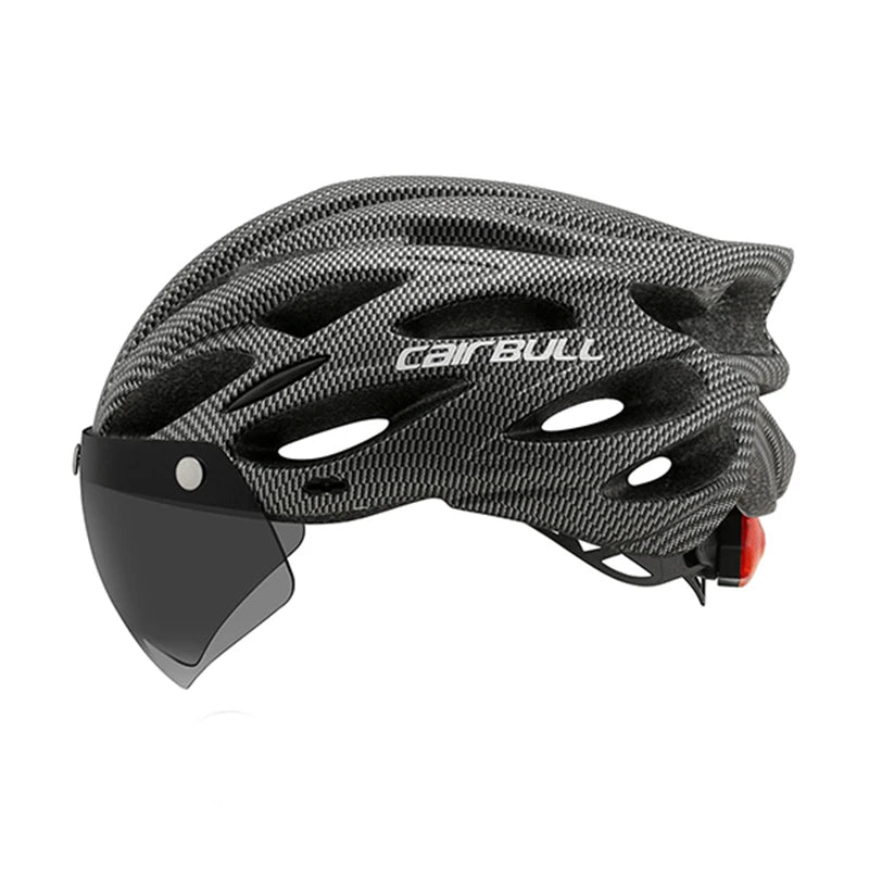 Cycling Helmet Light Road Mtb Mountain Bike Bicycle Led Helmet 54-62cm for Men Women Visored Bicycle Helmet Casco Accesorios - Slobuy