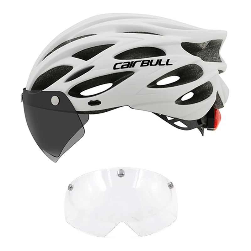 Cycling Helmet Light Road Mtb Mountain Bike Bicycle Led Helmet 54-62cm for Men Women Visored Bicycle Helmet Casco Accesorios - Slobuy