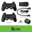 DATA FROG Retro Video Game Console 2.4G Wireless Console Game Stick 4k 10000 Games Portable Dendy Game Console for TV 20000 Game - Slobuy