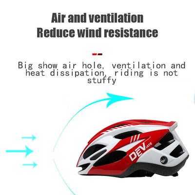 DEV Mountain Road Bike Helmet Large 19cm Width Sports Racing Riding Cycling Helmet Ultralight Casco Ciclismo MTB Bicycle Helmet - Slobuy