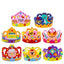 DIY Crafts Toy Crown Creative Paper Sequins Flowers Stars Patterns Toys for Kids Children Kindergarten Art Party Decorations - Slobuy