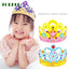 DIY Crafts Toy Crown Creative Paper Sequins Flowers Stars Patterns Toys for Kids Children Kindergarten Art Party Decorations - Slobuy