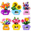 DIY Flower Toys Montessori Arts Crafts Non-weaving Handicrafts Flowerpot Toys for Kid Gift Early Preschool Educational Gift - Slobuy